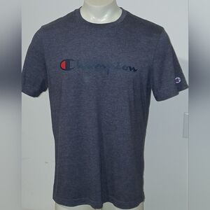 Champion Spell Out Logo Graphic Short Sleeve T - Shirt Size L